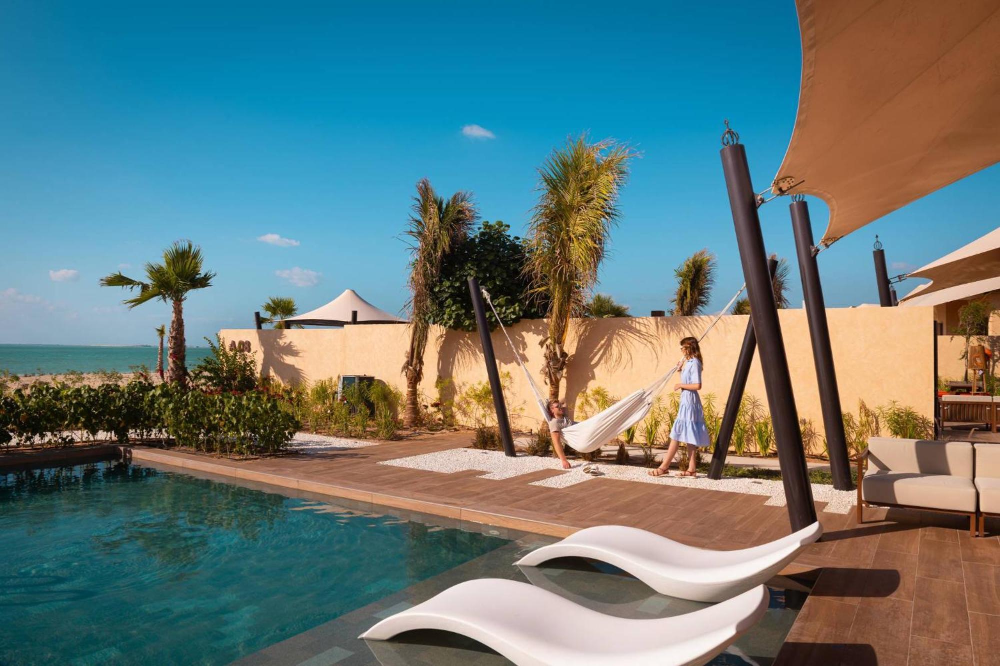 Bab Al Nojoum Hudayriyat Villas Abu Dhabi Exterior foto